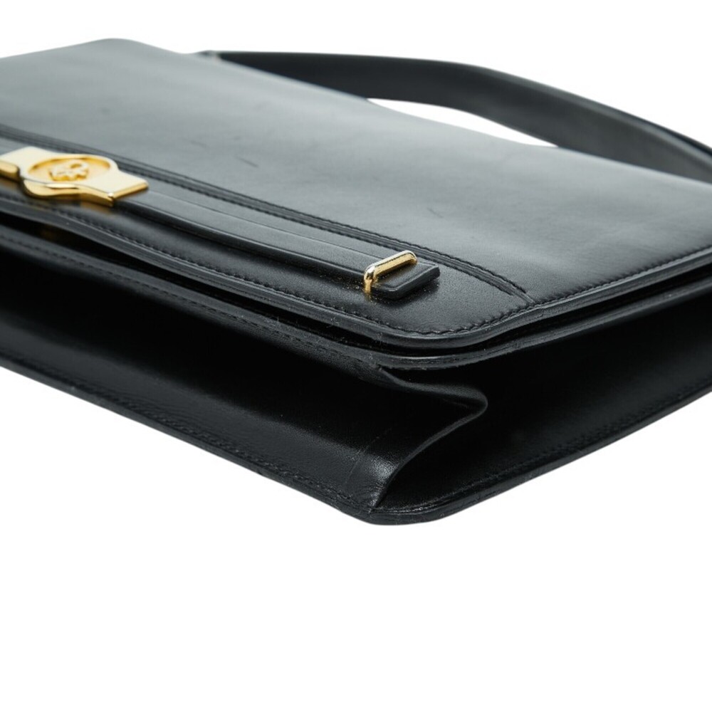 CHRISTIAN DIOR Black Leather Shoulder Bag - Picture 4 of 8